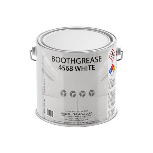 Booth Grease 4568 White - Protective Paint Coating for Heavy Overspray