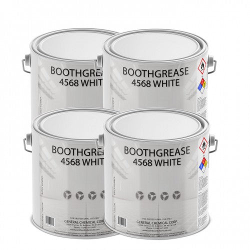 Booth Grease 4568 White - Protective Paint Coating for Heavy Overspray