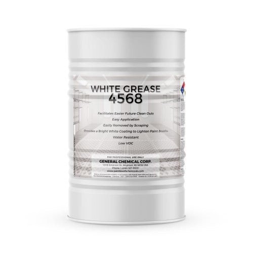 Booth Grease 4568 White - Protective Paint Coating for Heavy Overspray