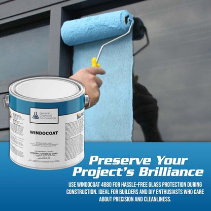 Windocoat 4880 - Temporary Protective Coating for Windows and Glass