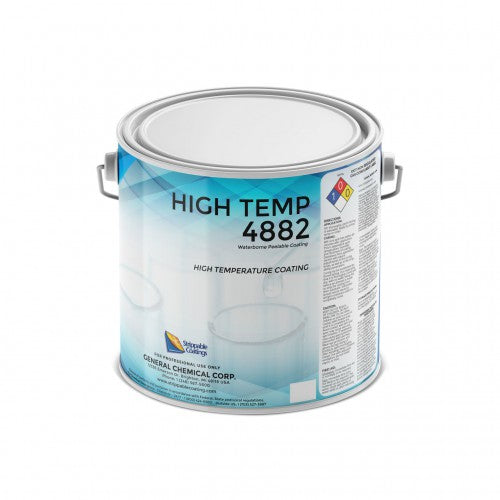 High Temp Coating 4882 - Temperature Resistant Peelable Coating for Metal, Glass, or Ceramics