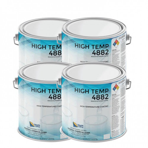 High Temp Coating 4882 - Temperature Resistant Peelable Coating for Metal, Glass, or Ceramics