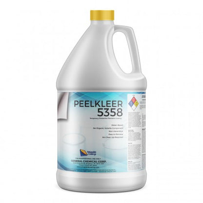 Peelkleer 5358 - Transparent Blue Strippable Protective Coating for Walls, Windows, and Lights