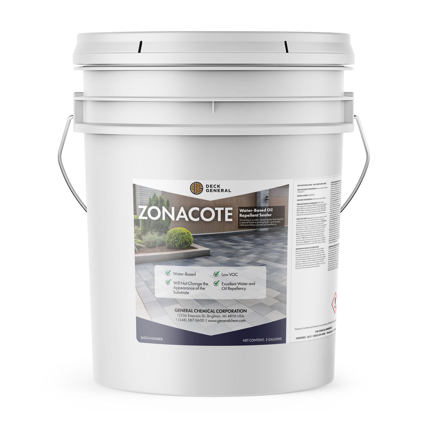 PaverGeneral Zonacote - Oil Repellent Finish for Stone
