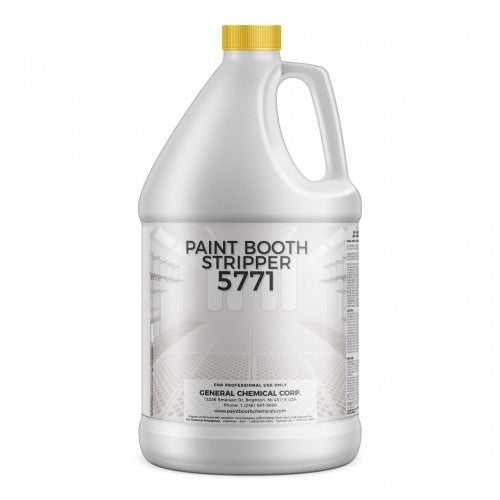 Paint Booth Stripper 5771 - Paint Deposit Remover for Walls and Equipment