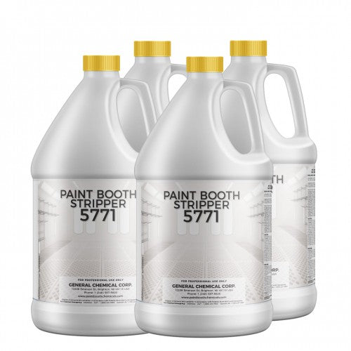 Paint Booth Stripper 5771 - Paint Deposit Remover for Walls and Equipment