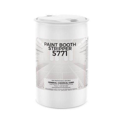 Paint Booth Stripper 5771 - Paint Deposit Remover for Walls and Equipment