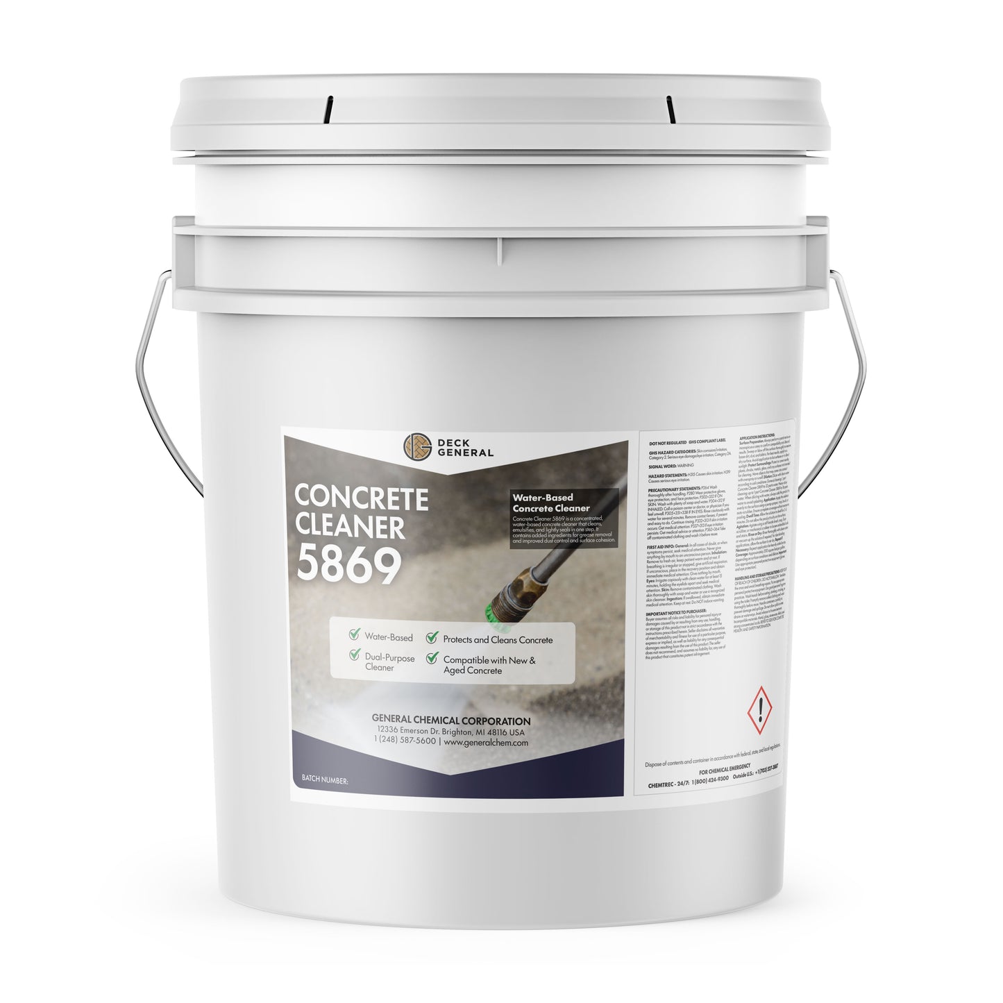 Concrete Cleaner 5869 - Water Based Concrete Cleaner