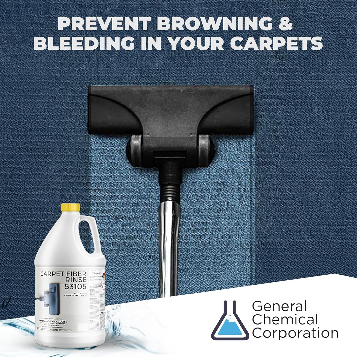 CarpetGeneral Carpet Fiber Rinse & Neutralizer 53105 -  Citric Acid Fiber Rinse & Neutralizer