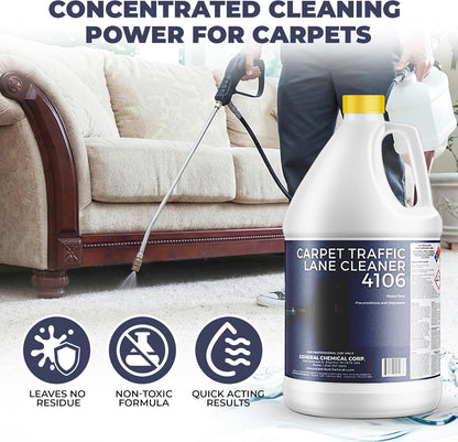 CarpetGeneral Carpet Traffic Cleaner 4106 - Restore Traffic Lanes on Carpet