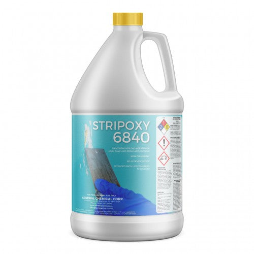 Stripoxy 6840 - Cured and Uncured Epoxy Paint Remover for Metal Surfaces