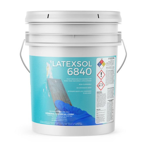 Paint Strippers General Latexsol 6840 - Latex Paint Remover for Totes and Tanks