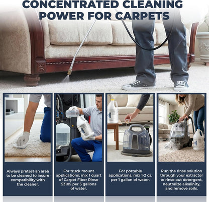 CarpetGeneral Carpet Fiber Rinse & Neutralizer 53105 -  Citric Acid Fiber Rinse & Neutralizer
