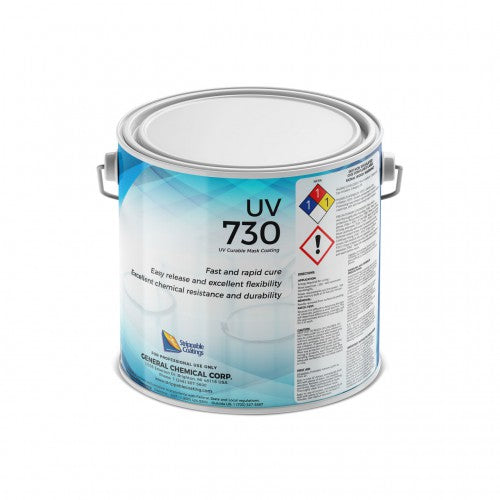 UV MetalMask 730 - Easy Peel Protective Clear Film for Metal Surface