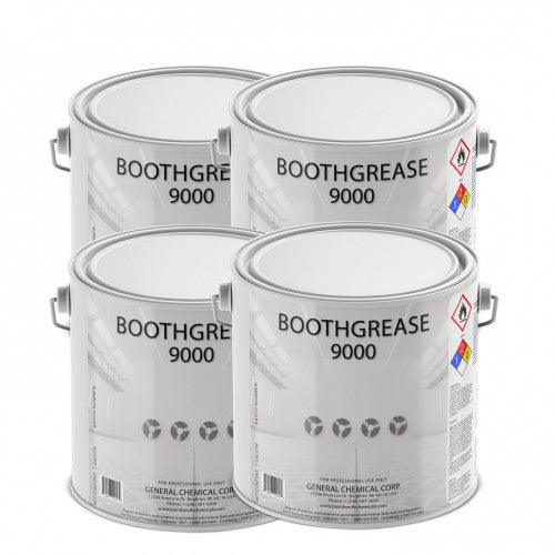 Booth Grease 9000 - Clear Protective Paint Coating for Heavy Overspray