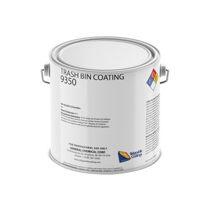 Trash Bin Coating 9350 - Peelable Lining to Keep Trash Cans Cleaner