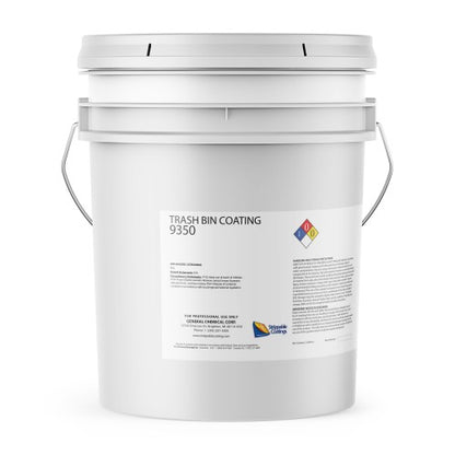 Trash Bin Coating 9350 - Peelable Lining to Keep Trash Cans Cleaner