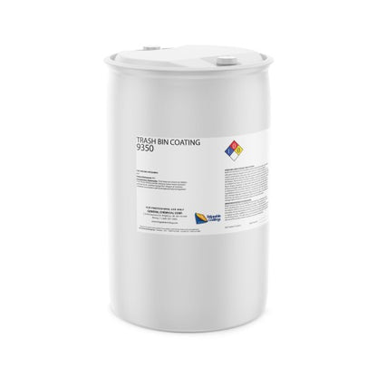 Trash Bin Coating 9350 - Peelable Lining to Keep Trash Cans Cleaner