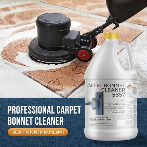 CarpetGeneral Carpet Bonnet Cleaner 5857 - Carpet Cleaning Shampoo for Rotary Cleaners