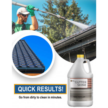 Gutter Shine - Fast & Effective Gutter Cleaner Solution