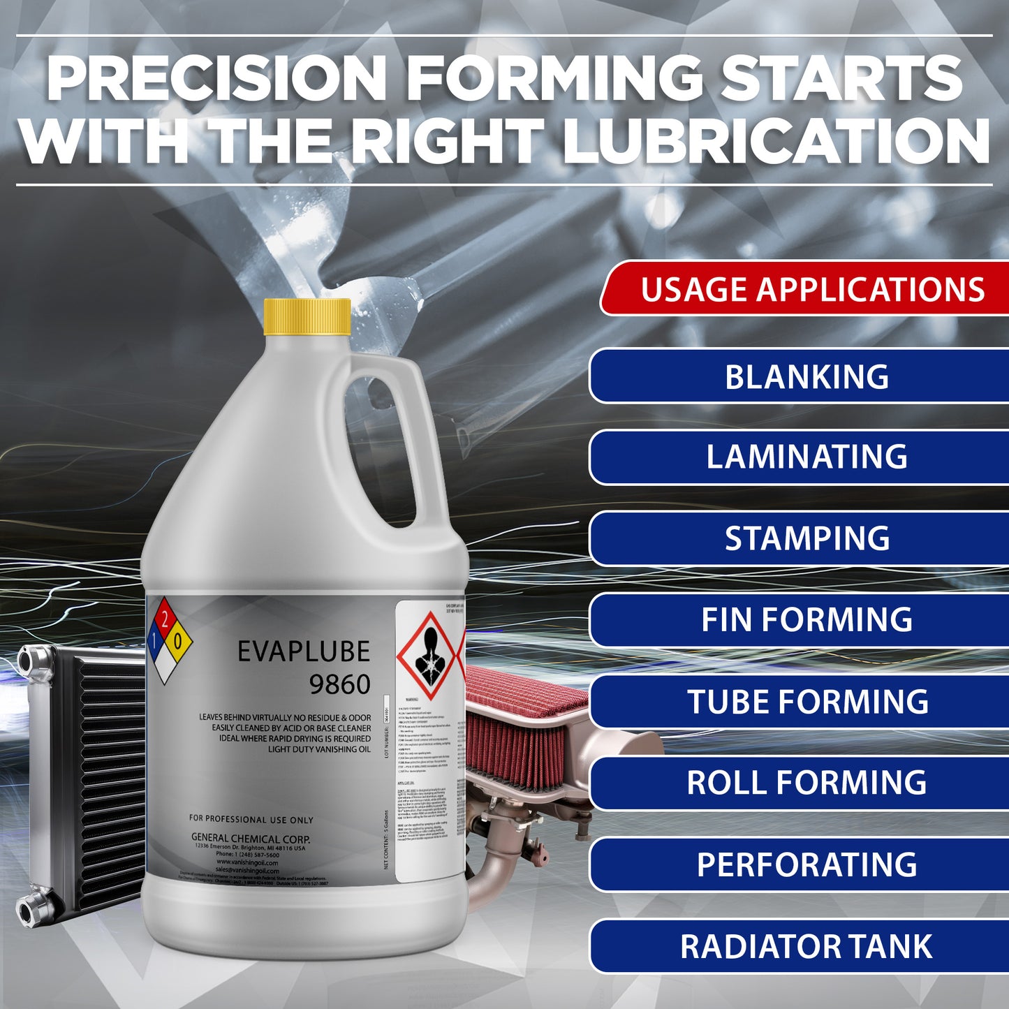 EvapLube 9860 - Vanishing Metal Forming Lubricant