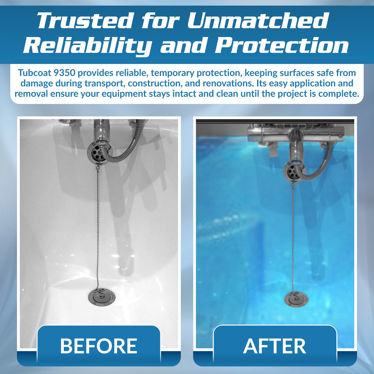 Tubcoat 9350 - Thick Protective Coating for Bath Tubs
