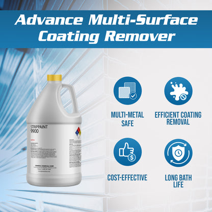 StripPaint 9900 - Cured Coating Stripper for Powder, E-coating, and Wet Coatings