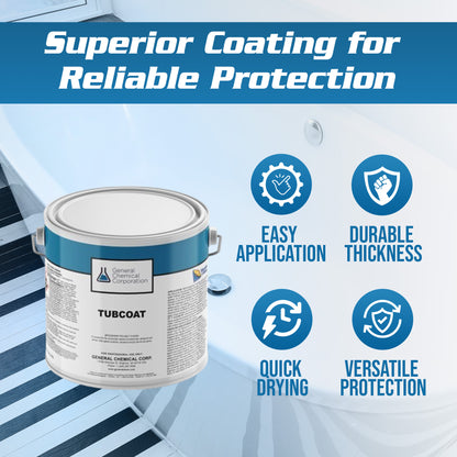 Tubcoat 9350 - Thick Protective Coating for Bath Tubs