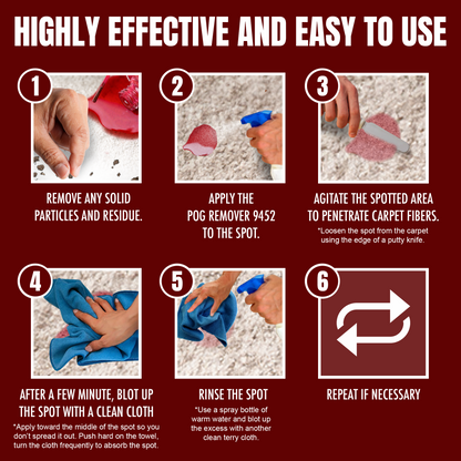 CarpetGeneral POG Remover 9452 - Simple Effective Stain Remover