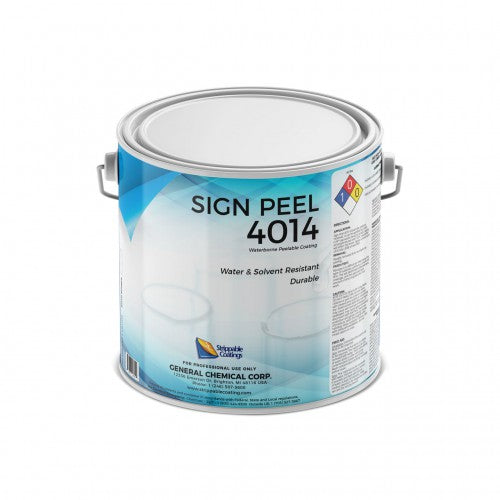 Sign Peel 4014 - Clear Paint Protection Coating for Plastic, Polycarbonate, and Acrylic