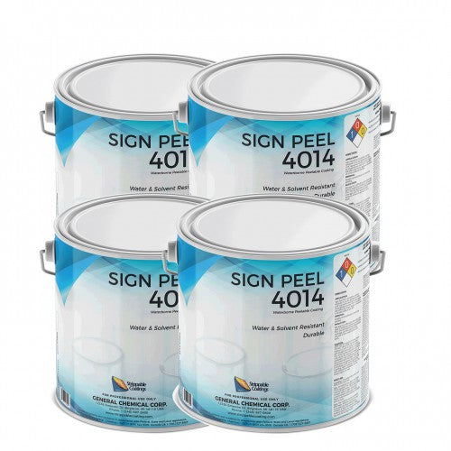 Sign Peel 4014 - Clear Paint Protection Coating for Plastic, Polycarbonate, and Acrylic
