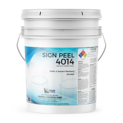 Sign Peel 4014 - Clear Paint Protection Coating for Plastic, Polycarbonate, and Acrylic