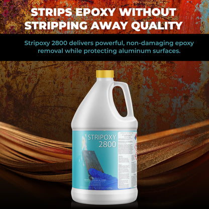 Stripoxy 2800 - Water Based Epoxy Paint Remover for Aluminum