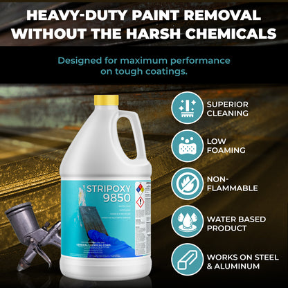 StripOxy 9850 - Water Based Paint Stripper For Soak Tank