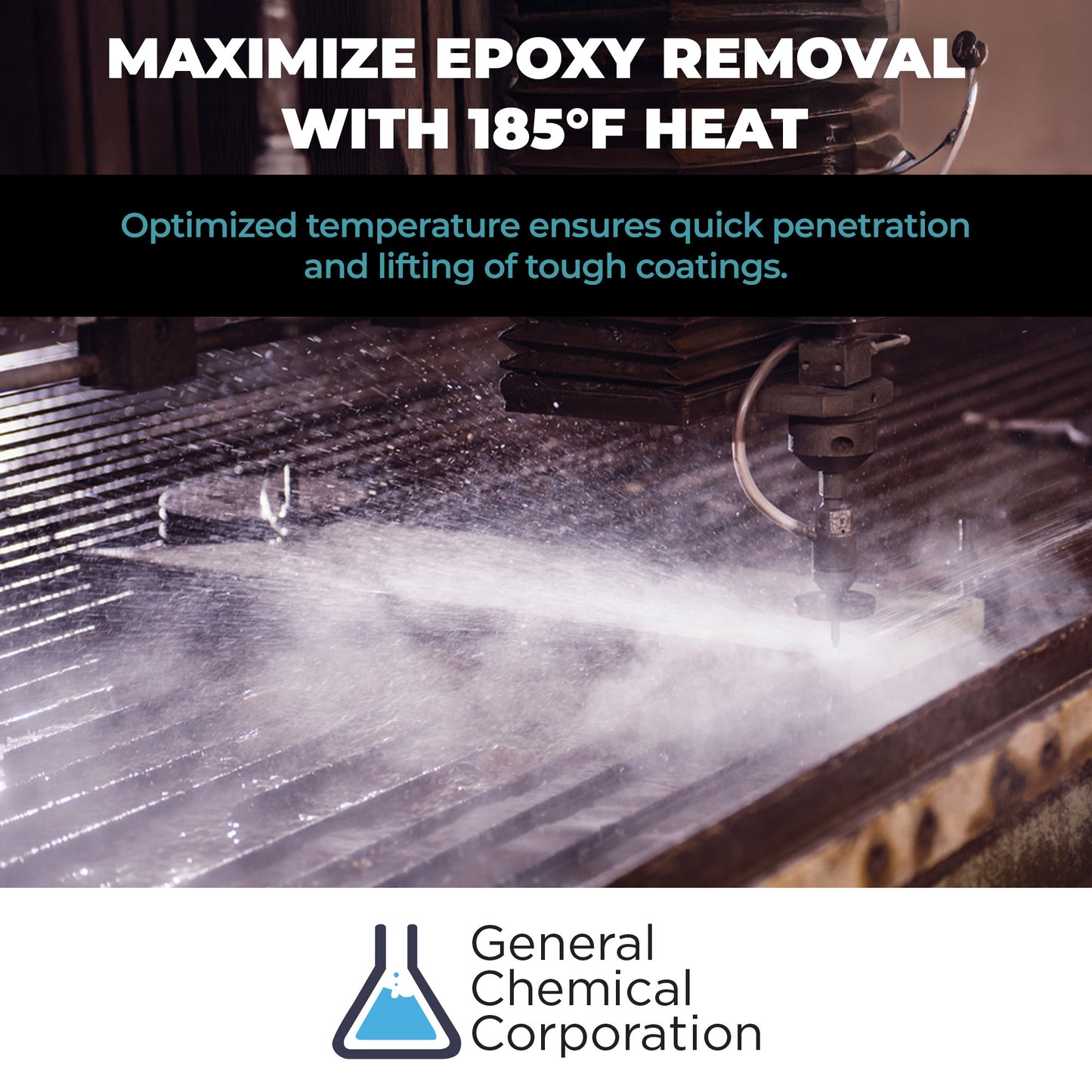 Stripoxy 6840 - Cured and Uncured Epoxy Paint Remover for Metal Surfaces