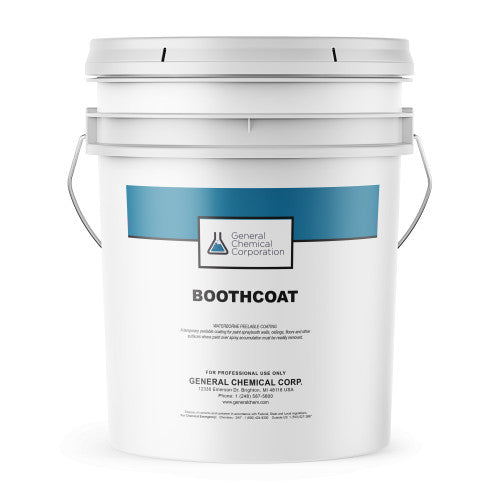 Boothcoat 5140 - Clear Peelable Coating to Protect from Paint and Enamel Overspray