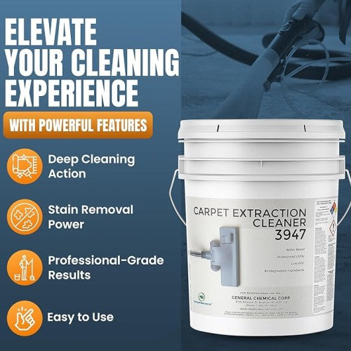 CarpetGeneral Carpet Extraction Detergent 3947 - Deep Clean Liquid Detergent for Carpets