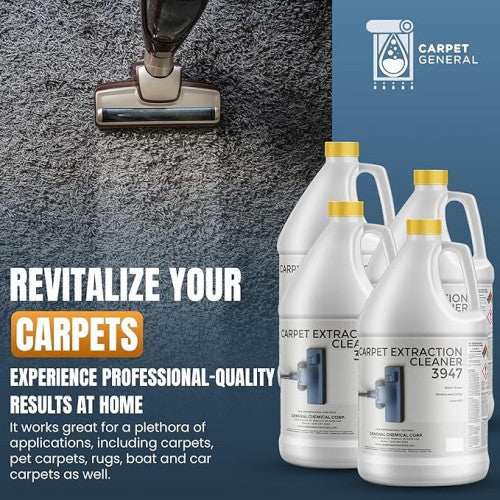 CarpetGeneral Carpet Extraction Detergent 3947 - Deep Clean Liquid Detergent for Carpets