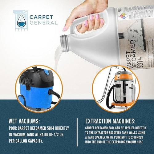 CarpetGeneral Carpet Defoamer 5814 - Protect Your Vacuum and Clean Better