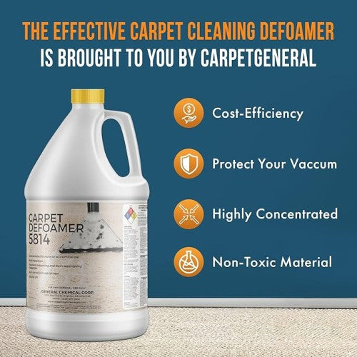 CarpetGeneral Carpet Defoamer 5814 - Protect Your Vacuum and Clean Better