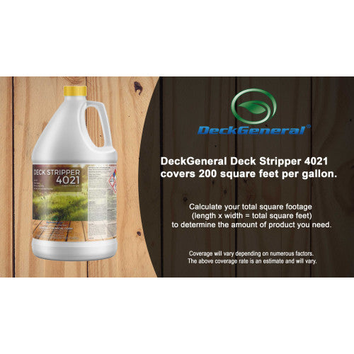 DeckGeneral Deck Stripper 4021 - Remove Oil and Latex Finishes from Wood