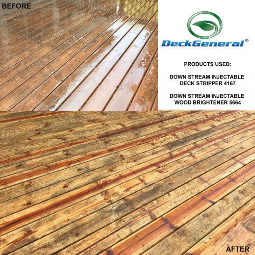 DeckGeneral Down Stream Injectable Deck Stripper 4167 - Remove Wood Stain Fast with a Downstream Injector