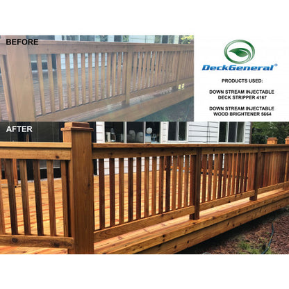 DeckGeneral Down Stream Injectable Deck Stripper 4167 - Remove Wood Stain Fast with a Downstream Injector