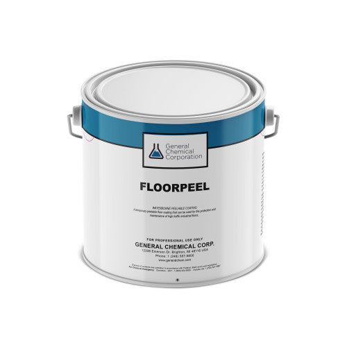 FloorPeel 4000 Clear- Protect High Traffic Floors from Grease, Ink, Adhesives, and More