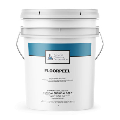 FloorPeel 4000 Clear- Protect High Traffic Floors from Grease, Ink, Adhesives, and More