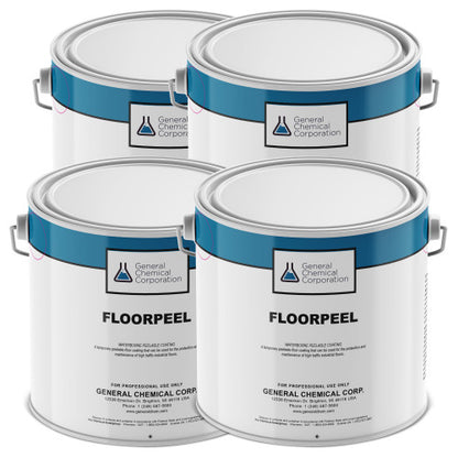 FloorPeel 4000 Clear- Protect High Traffic Floors from Grease, Ink, Adhesives, and More