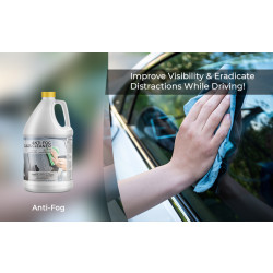 Anti-Fog Window & Windshield Glass Cleaner for Cars & More