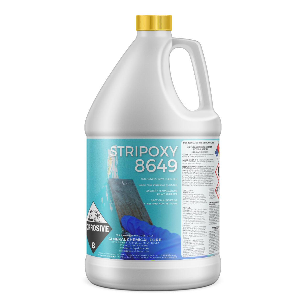 Stripoxy 8649: Clear Coat Remover for Aluminum & Steel